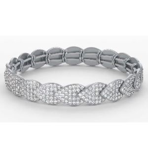 INC silver tone stretch bracelet NWT